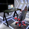 2024 Neues Design Computer Black Gaming Desk kostenloser Beispiel für Home -PC -Spieltabelle
